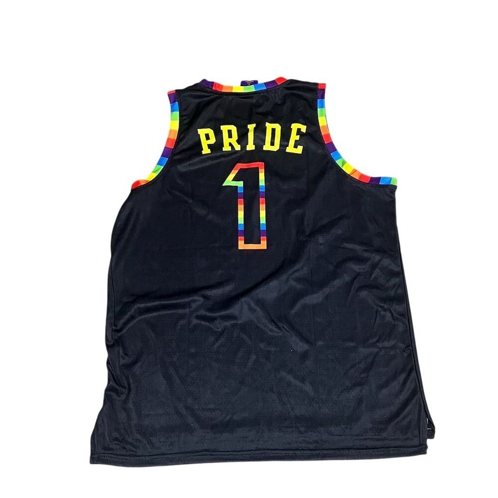 Los Angeles Lakers Men's XL Black Pride Night Jersey Tank Top